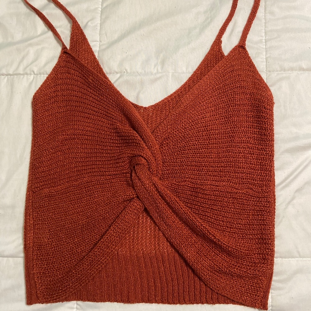 Knot back Sweater Tank